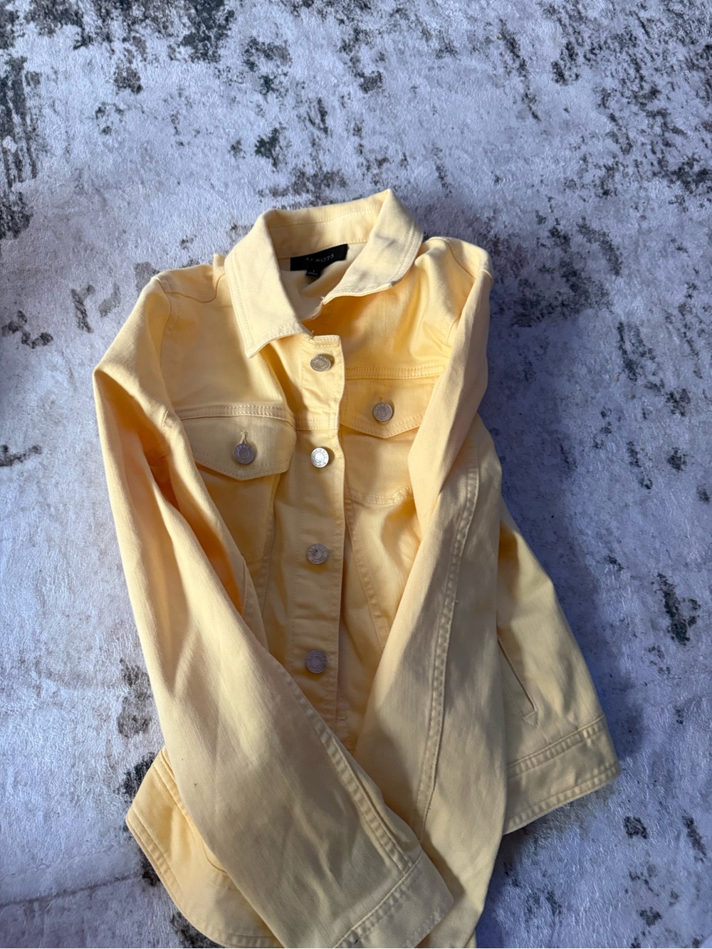 Talbots Kids Yellow Denim Jacket